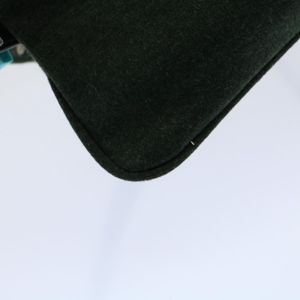 FENDI Mamma Baguette Shoulder Bag Nylon Green 2355 26685 009 ep2386
