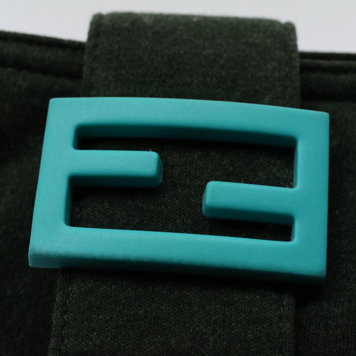 FENDI Mamma Baguette Shoulder Bag Nylon Green 2355 26685 009 ep2386