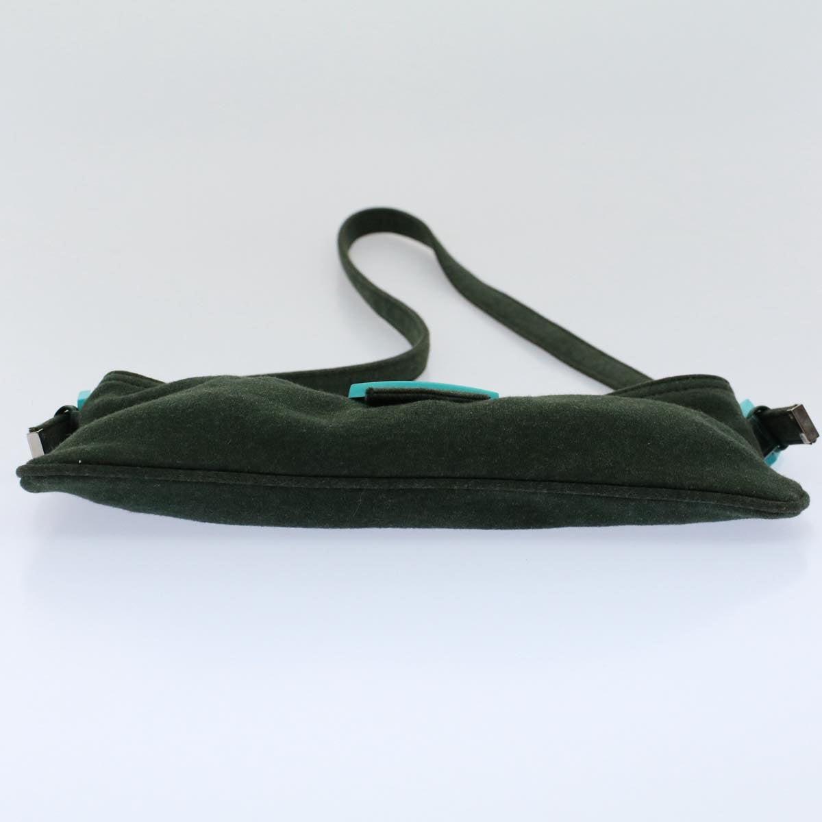 FENDI Mamma Baguette Shoulder Bag Nylon Green 2355 26685 009 ep2386