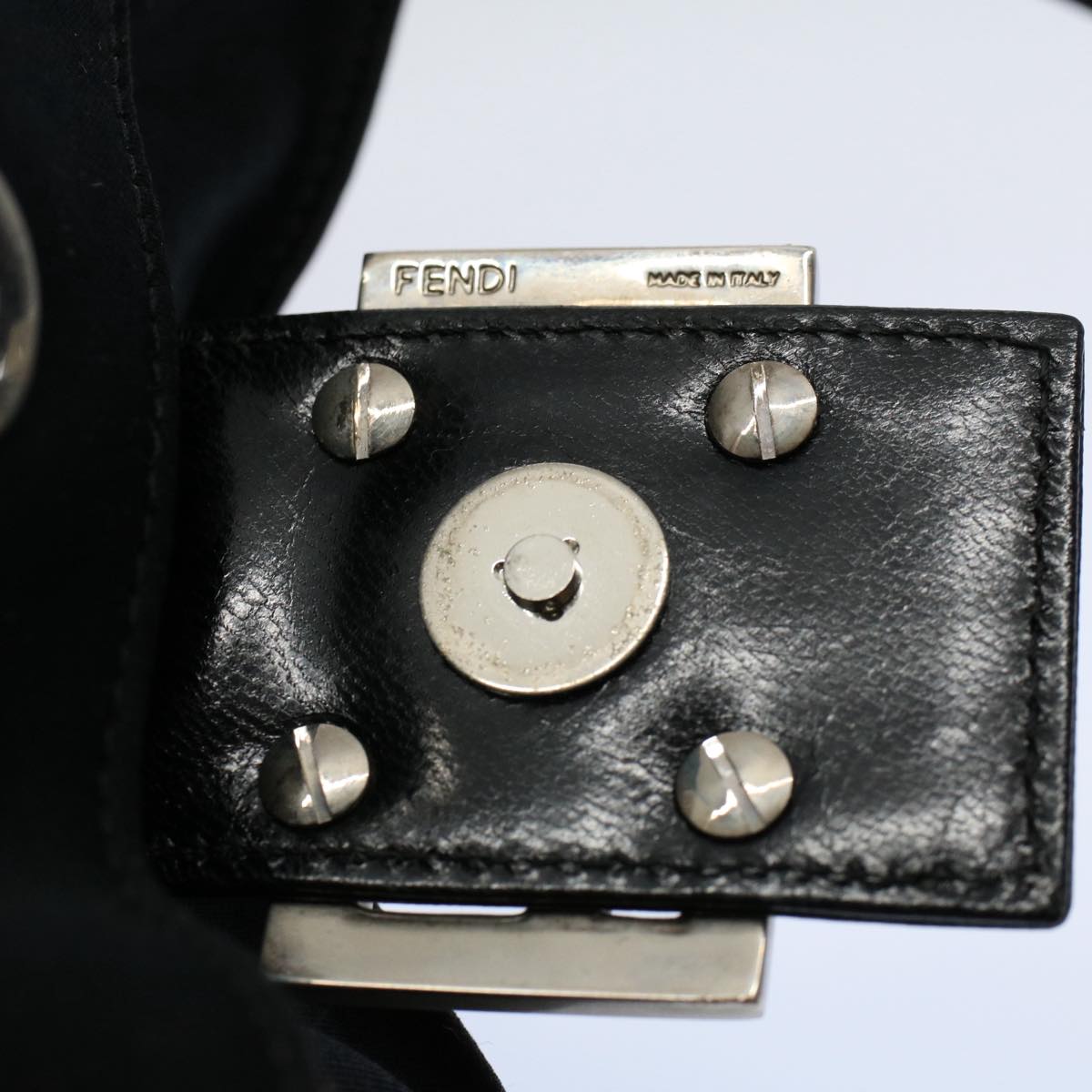 FENDI Mamma Baguette Shoulder Bag Nylon Black 2321 26566 099 ep2388