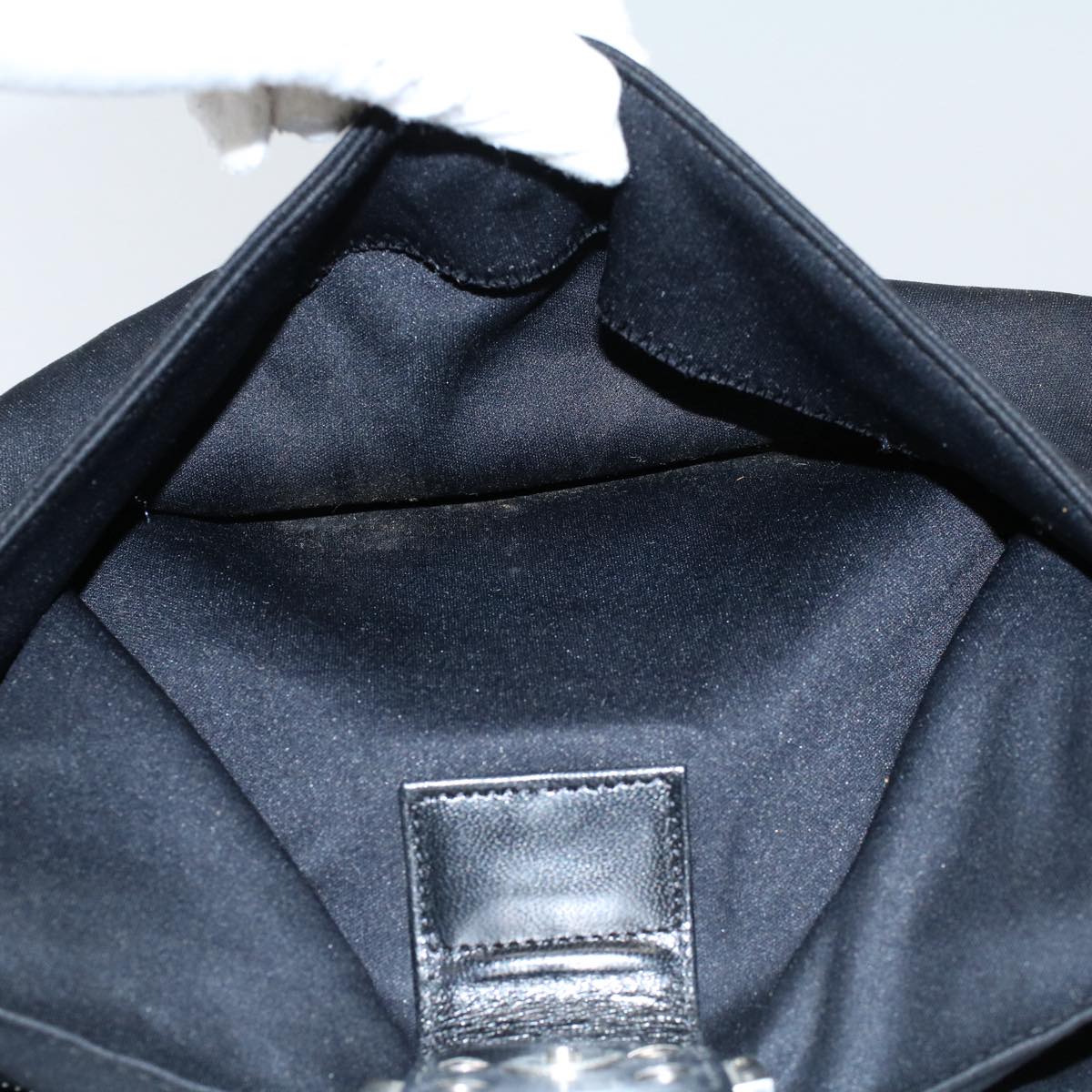 FENDI Mamma Baguette Shoulder Bag Nylon Black 2321 26566 099 ep2388