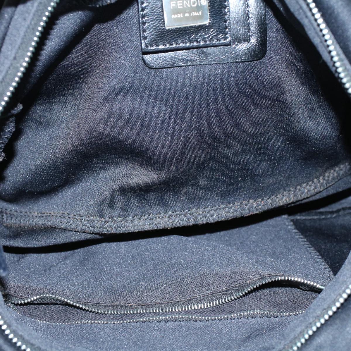 FENDI Mamma Baguette Shoulder Bag Nylon Black 2321 26566 099 ep2388