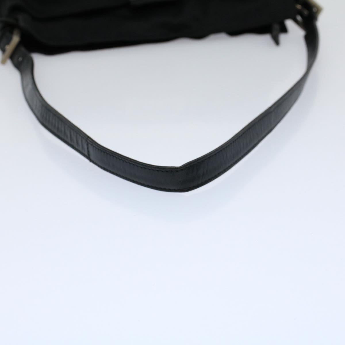 FENDI Mamma Baguette Shoulder Bag Nylon Black 2321 26566 099 ep2388