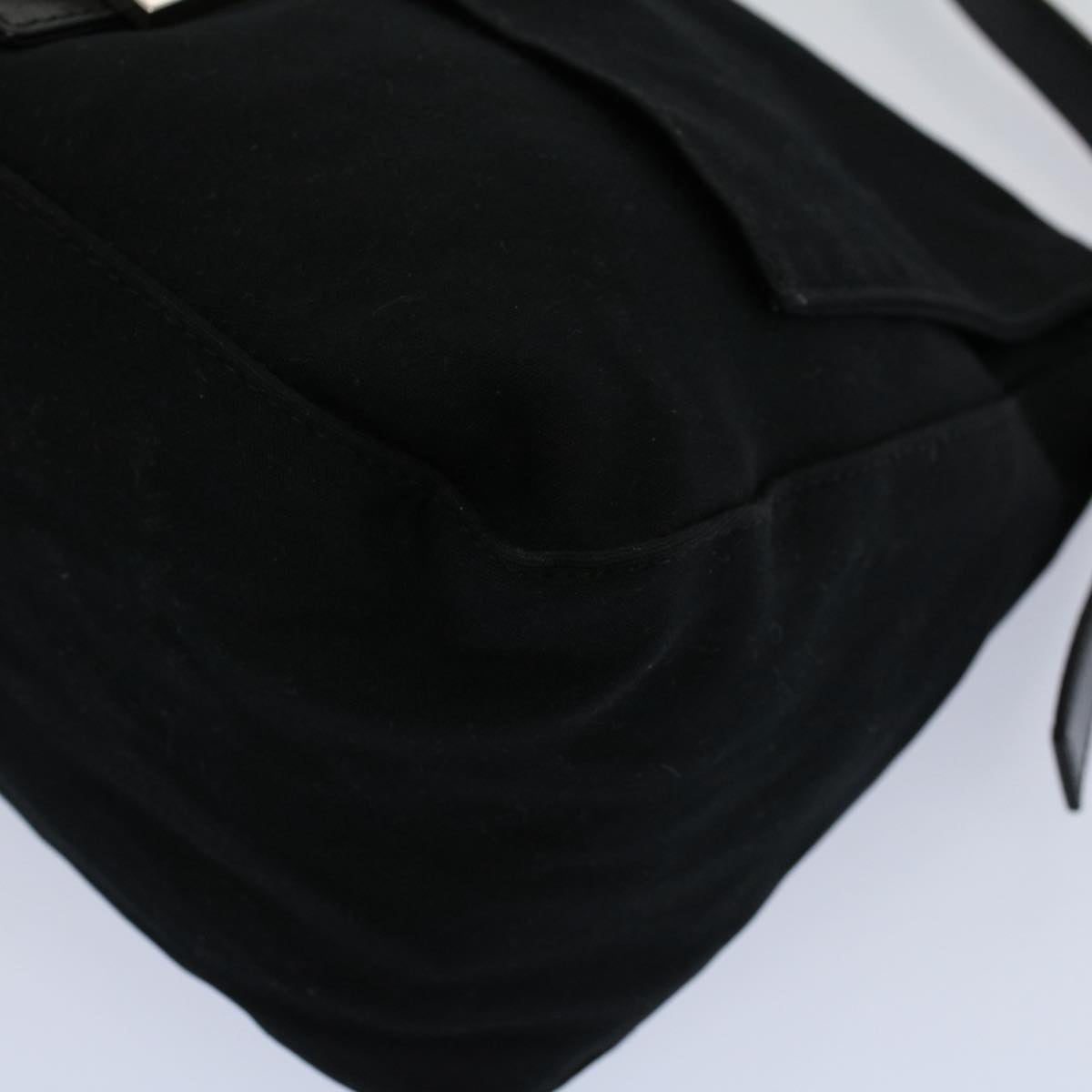 FENDI Mamma Baguette Shoulder Bag Nylon Black 2308 26325 008 ep2426