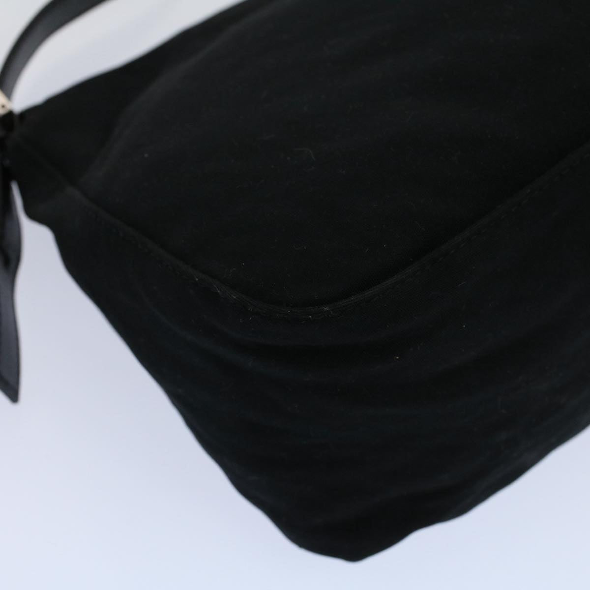 FENDI Mamma Baguette Shoulder Bag Nylon Black 2308 26325 008 ep2426