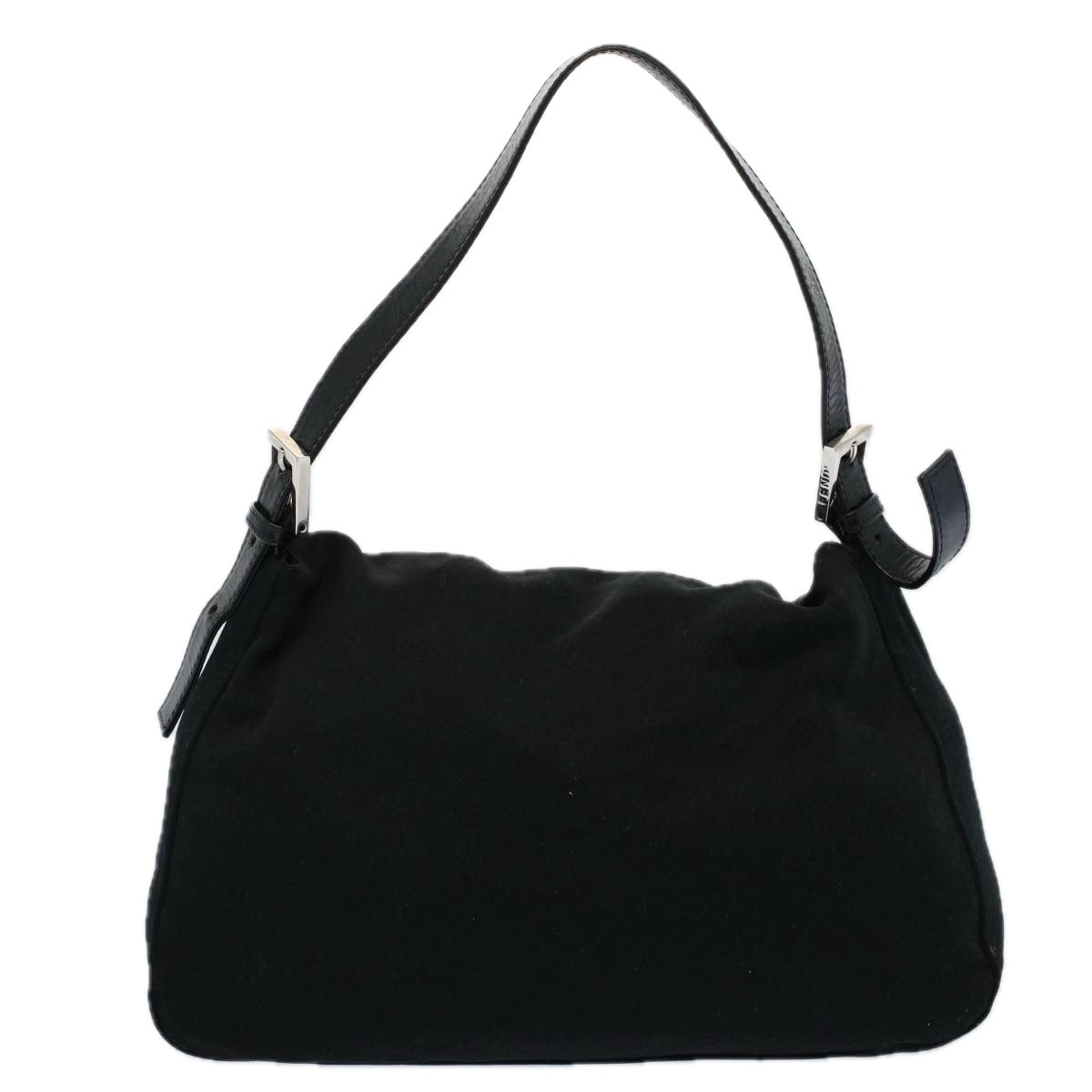 FENDI Mamma Baguette Shoulder Bag Nylon Black 2308 26325 008 ep2426