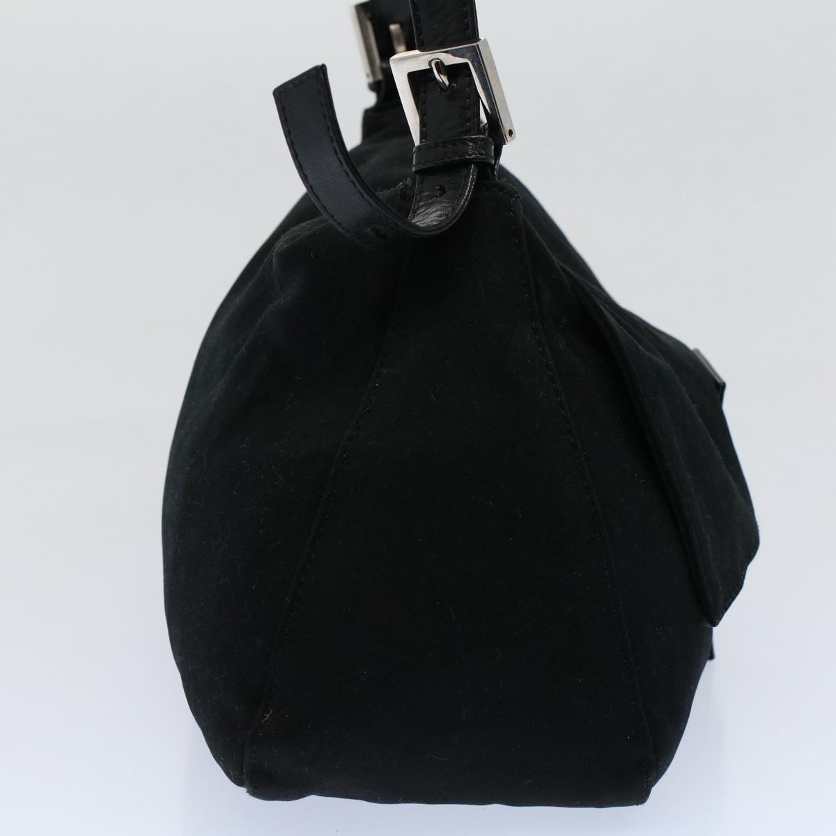 FENDI Mamma Baguette Shoulder Bag Nylon Black 2308 26325 008 ep2426