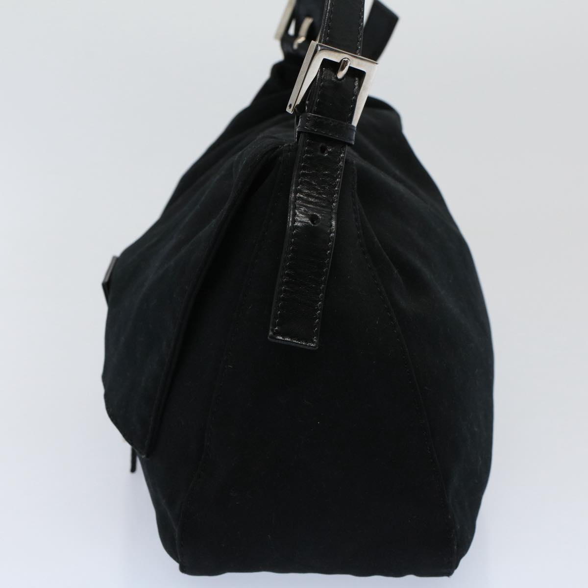 FENDI Mamma Baguette Shoulder Bag Nylon Black 2308 26325 008 ep2426