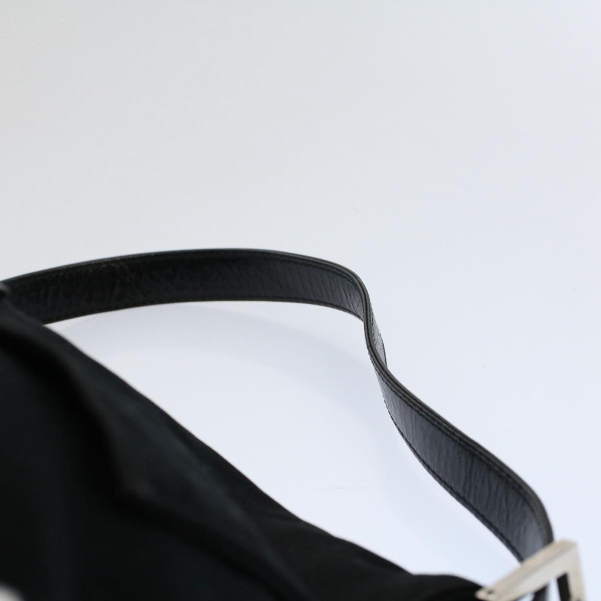 FENDI Mamma Baguette Shoulder Bag Nylon Black 2308 26325 008 ep2426