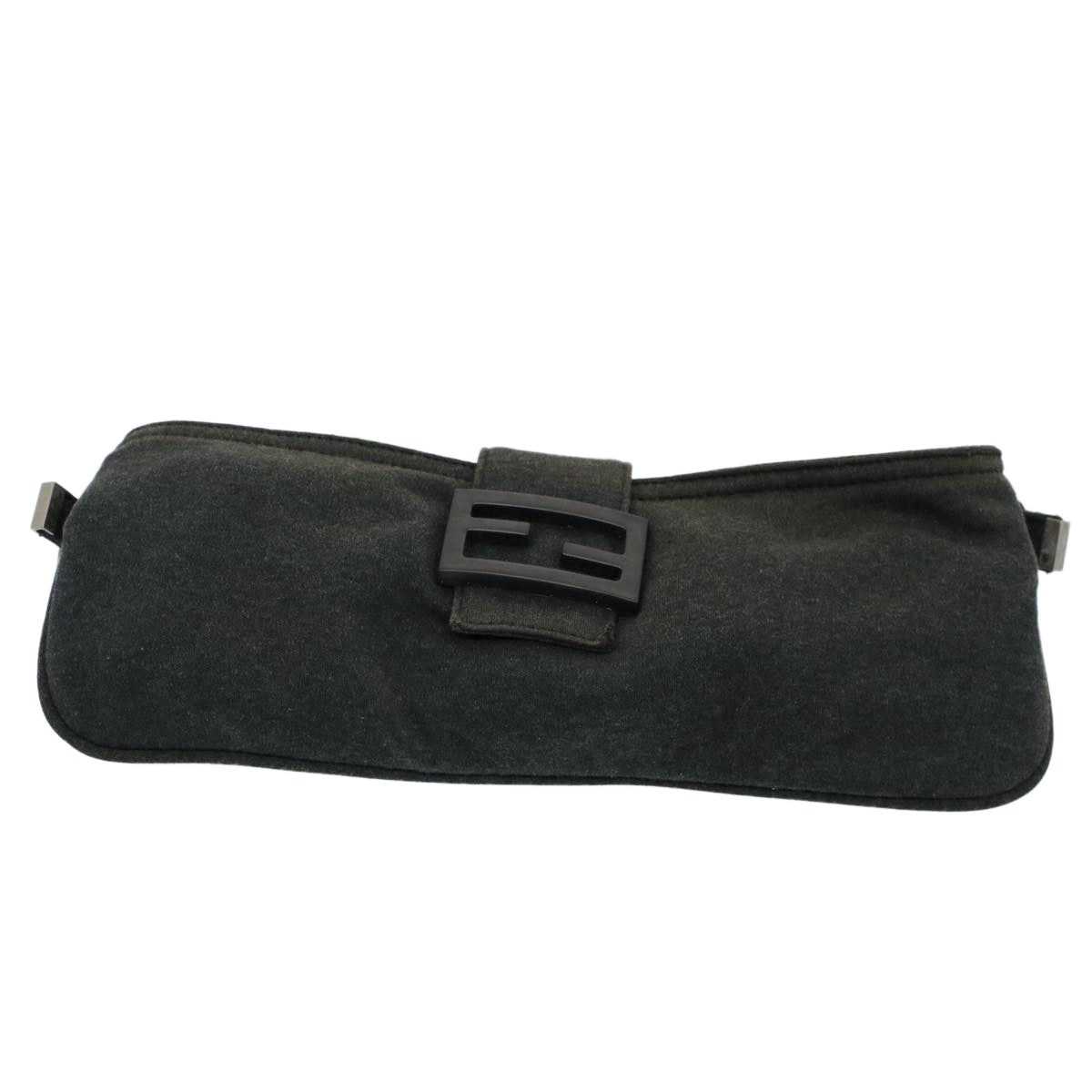 FENDI Mamma Baguette Shoulder Bag Cotton Gray 2354 26685 099 ep2430