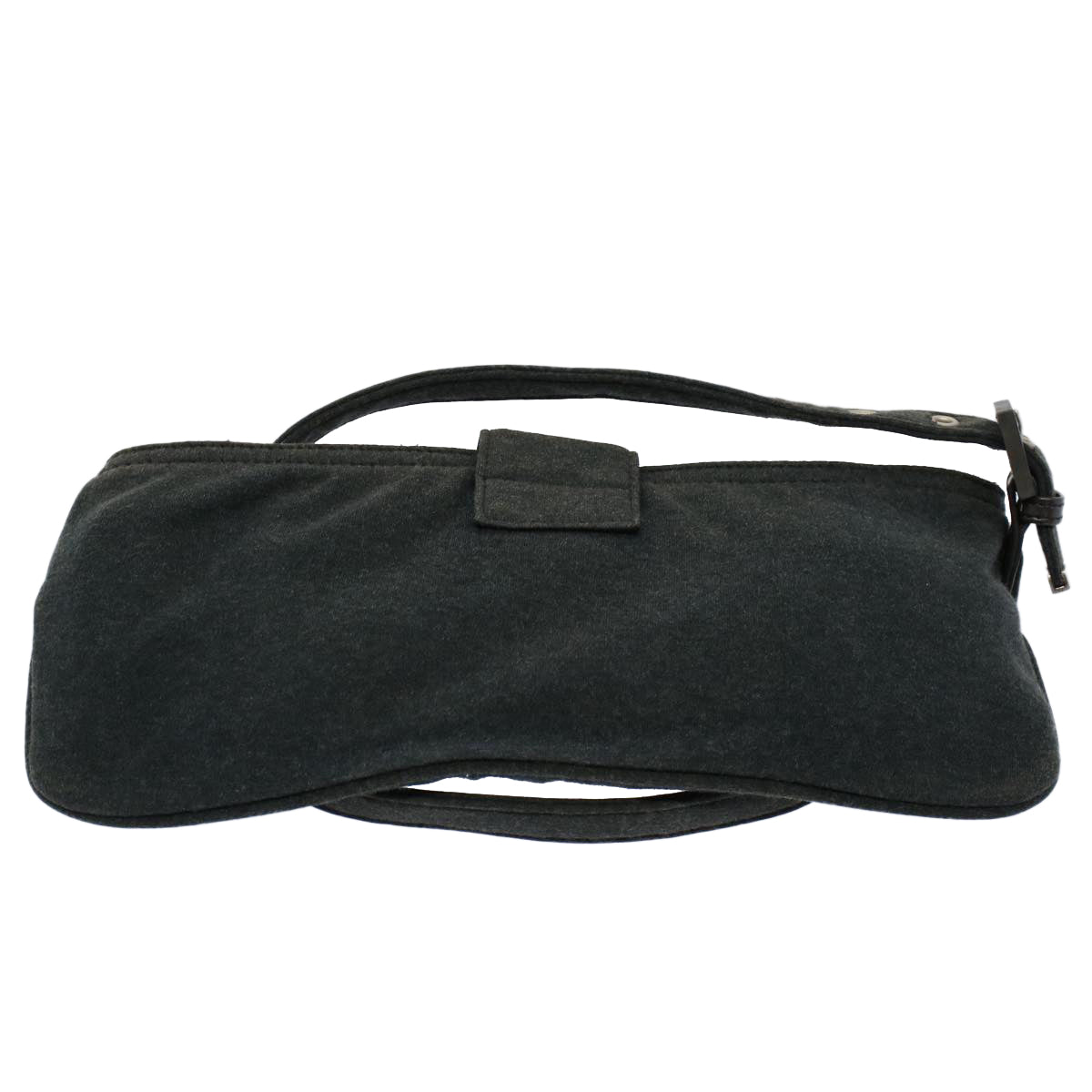FENDI Mamma Baguette Shoulder Bag Cotton Gray 2354 26685 099 ep2430