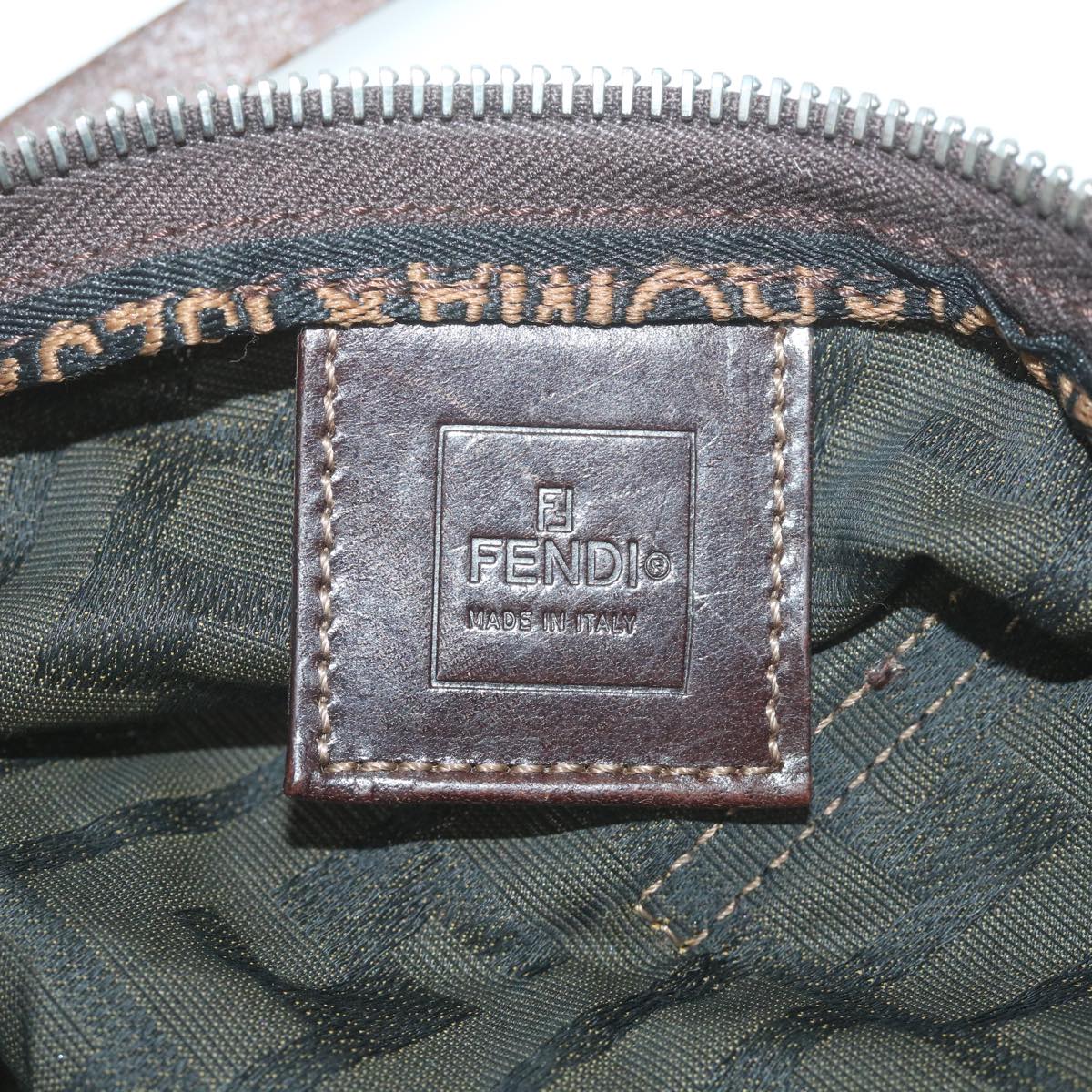 FENDI Zucca Canvas Tote Bag Black Brown 2241 26634 099 ep2431