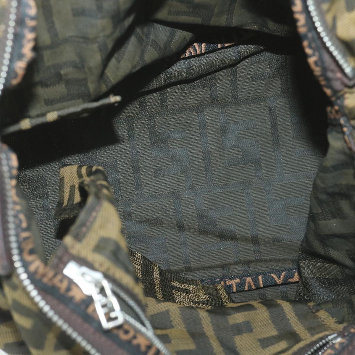 FENDI Zucca Canvas Tote Bag Black Brown 2241 26634 099 ep2431