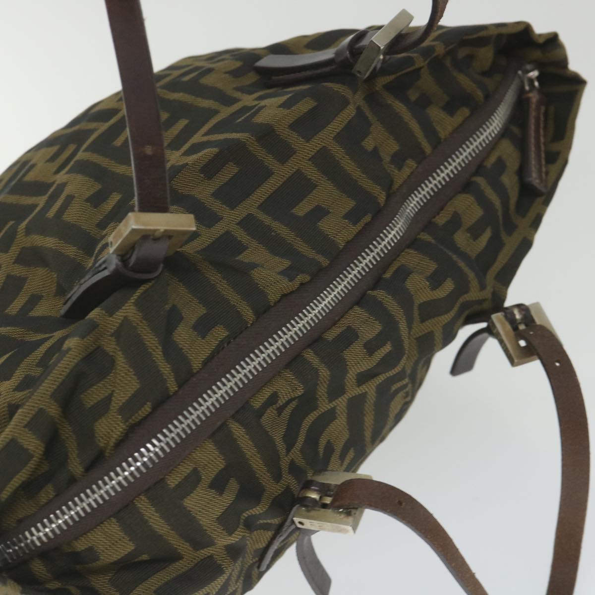 FENDI Zucca Canvas Tote Bag Black Brown 2241 26634 099 ep2431