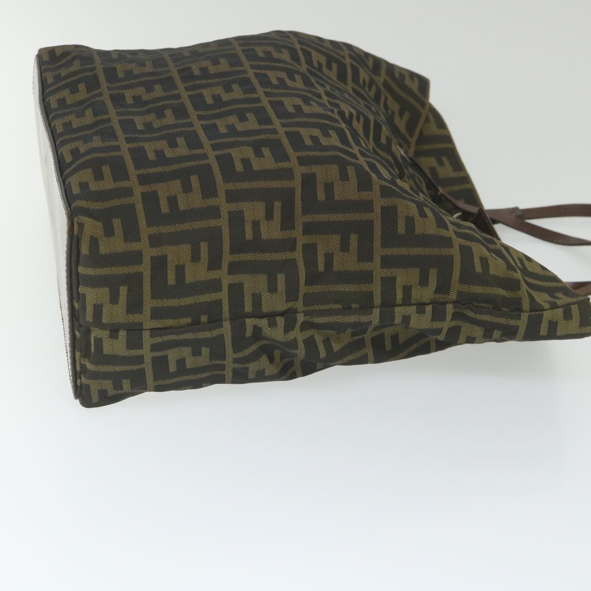 FENDI Zucca Canvas Tote Bag Black Brown ep2432