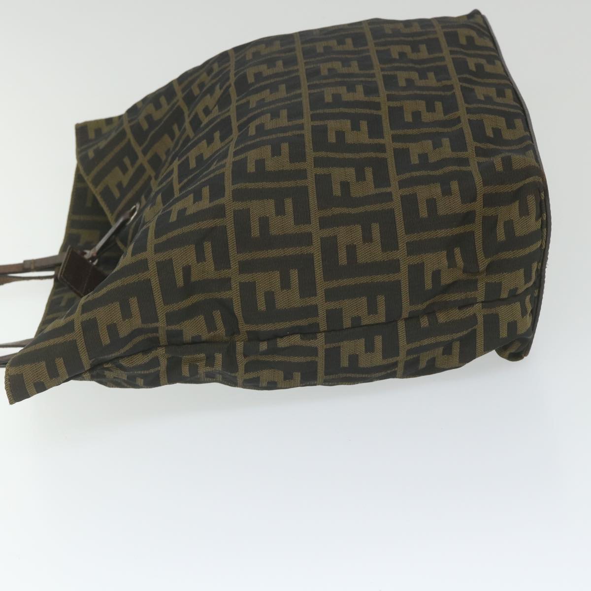FENDI Zucca Canvas Tote Bag Black Brown ep2432