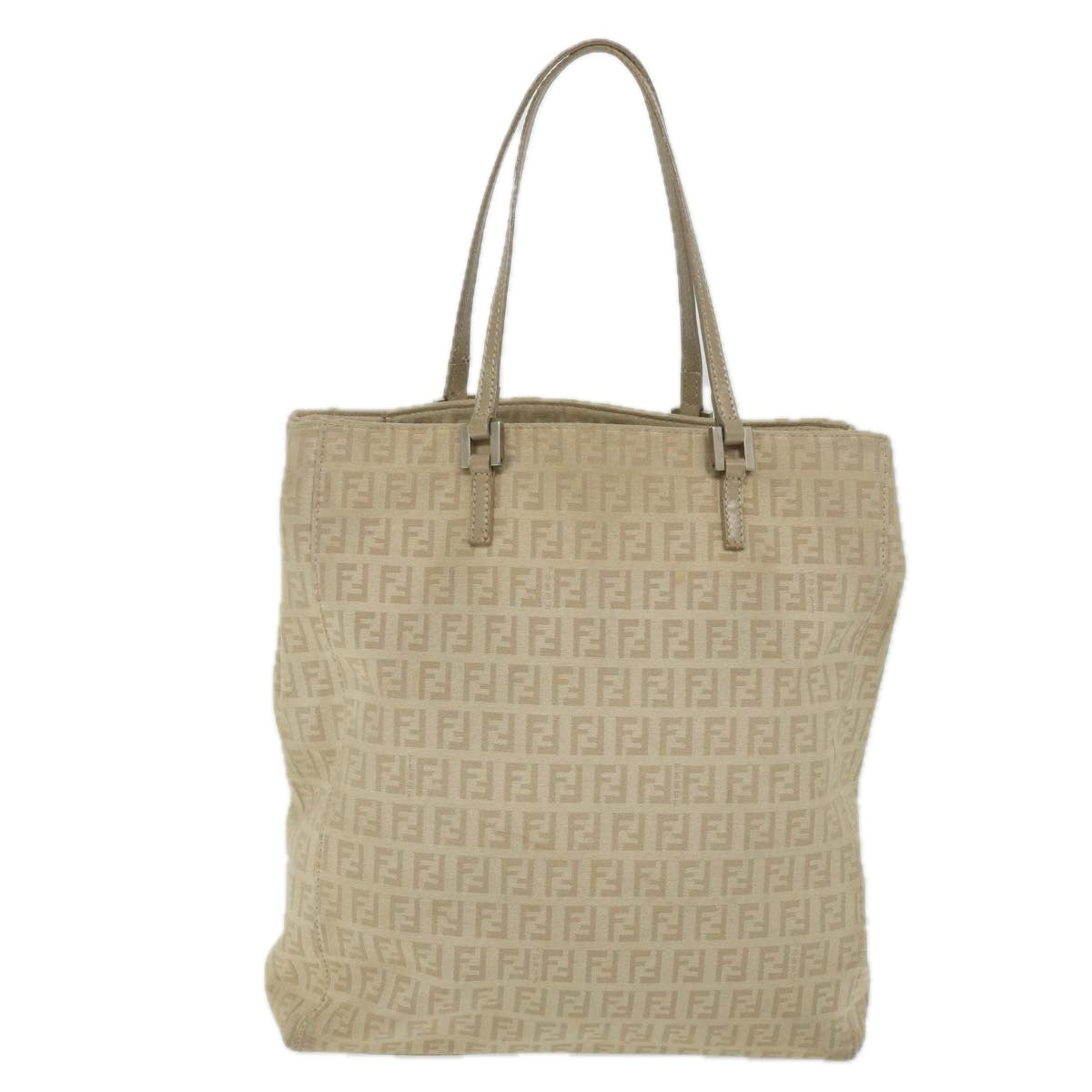 FENDI Zucchino Canvas Tote Bag Beige ep2434
