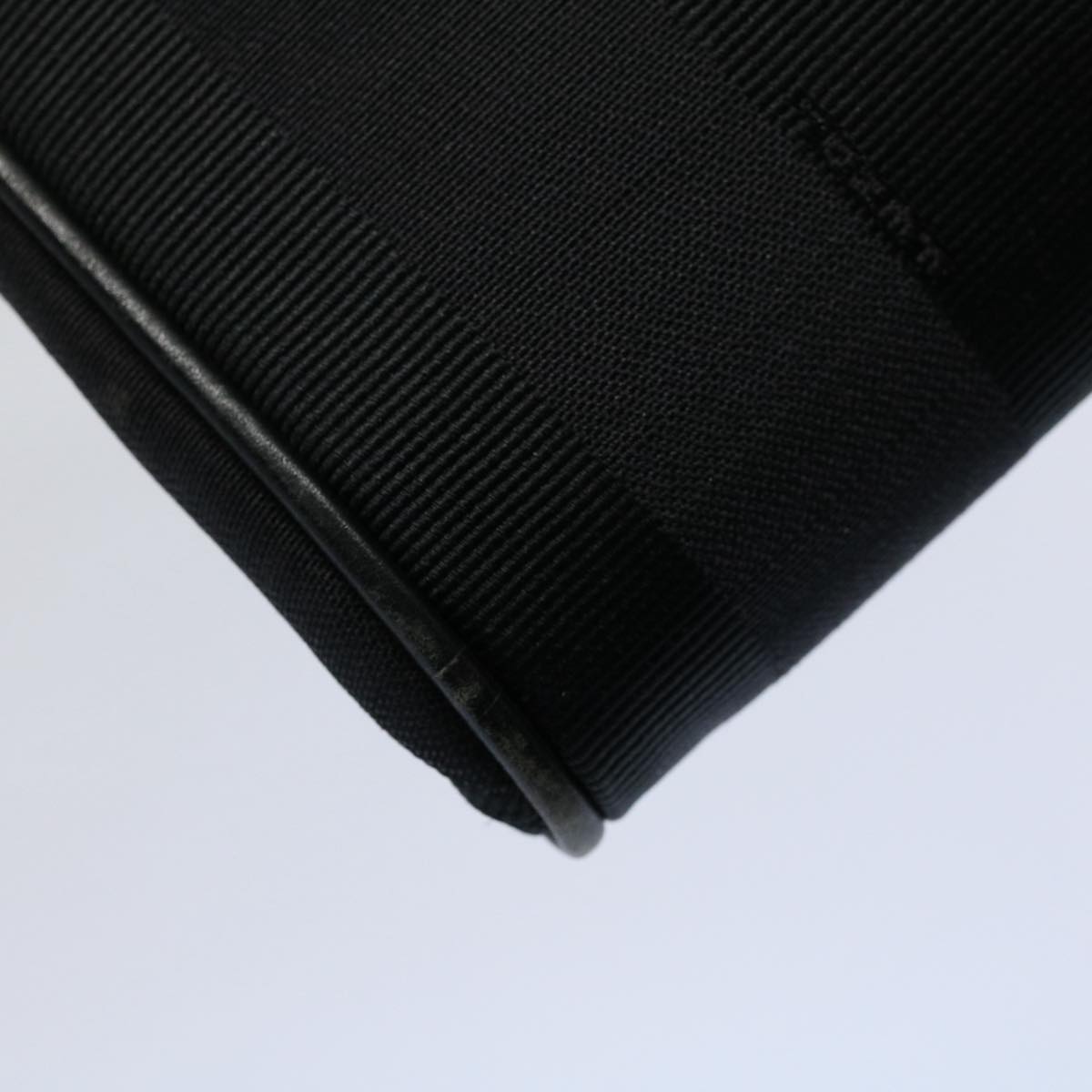 FENDI Pecan Canvas Clutch Bag Black Brown ep2439