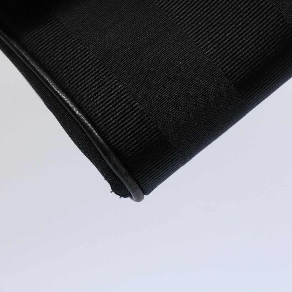 FENDI Pecan Canvas Clutch Bag Black Brown ep2439