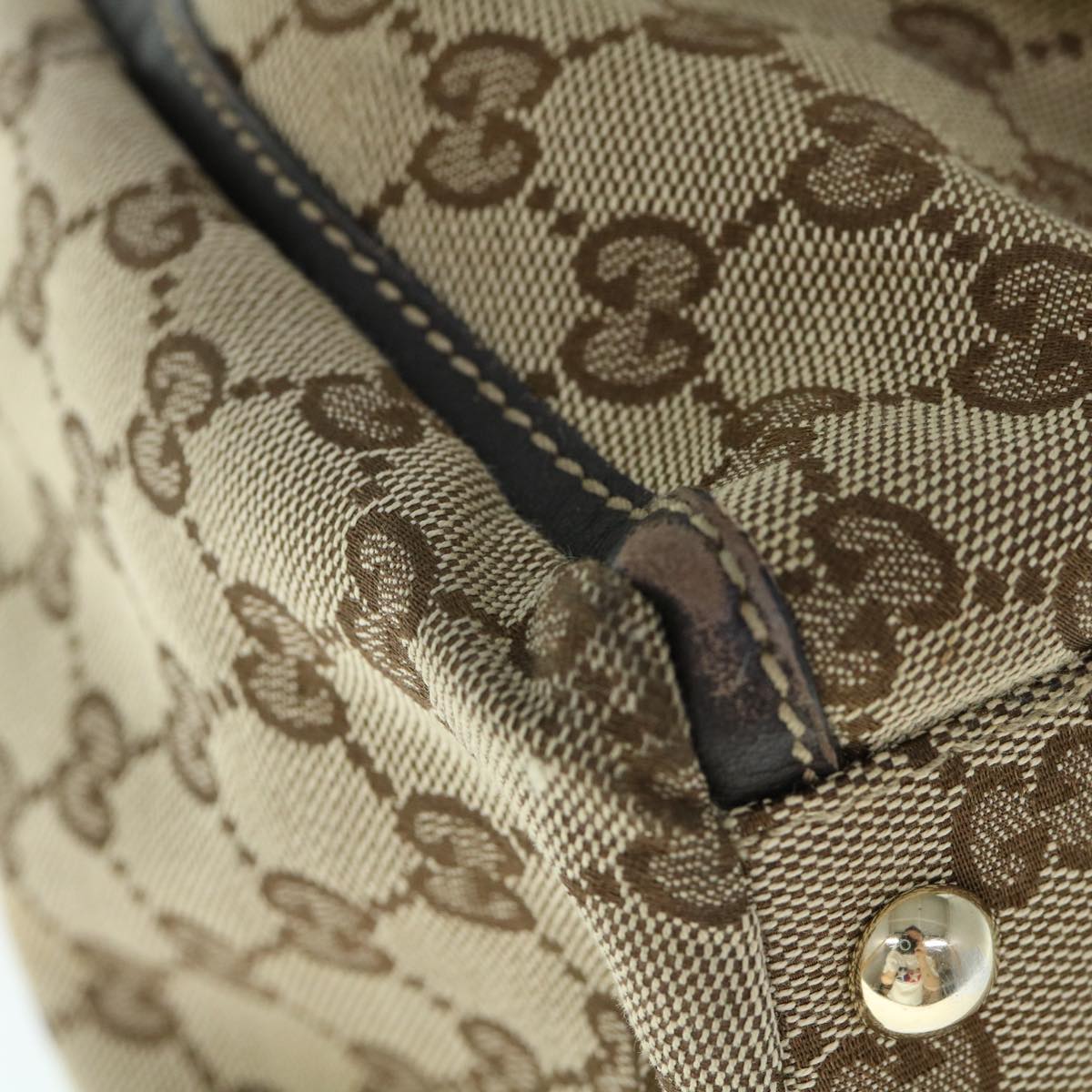 GUCCI GG Canvas Shoulder Bag Beige 189835 ep2509