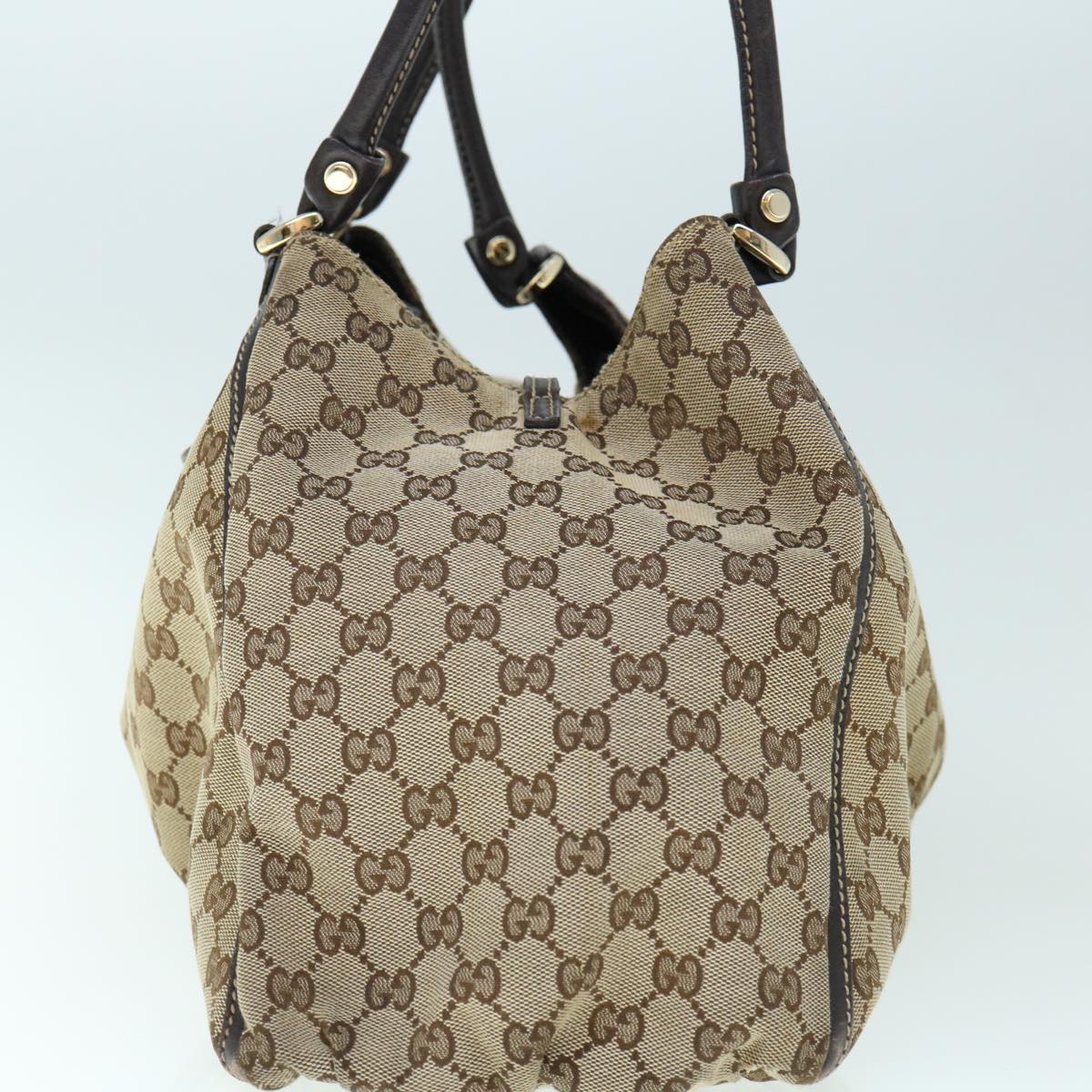 GUCCI GG Canvas Shoulder Bag Beige 189835 ep2509