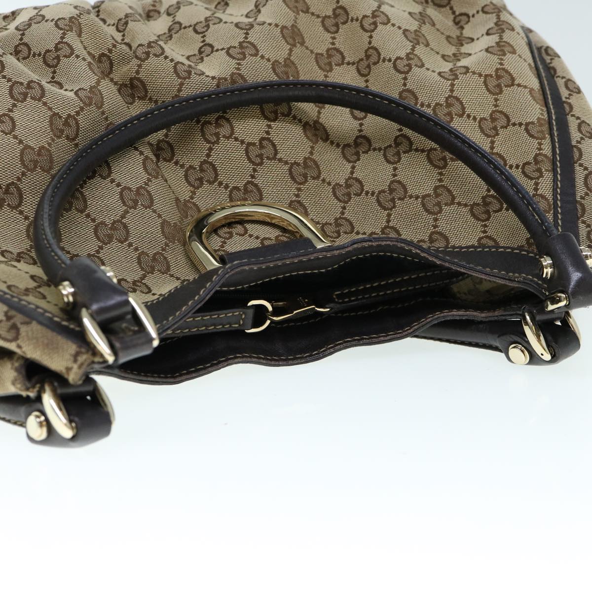 GUCCI GG Canvas Shoulder Bag Beige 189835 ep2509