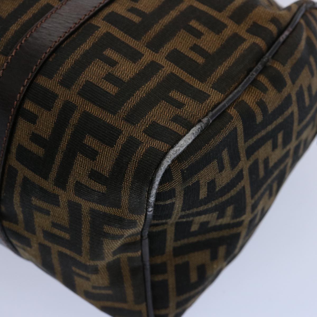 FENDI Zucca Canvas Hand Bag Black Brown 2119 16327 089 ep2529