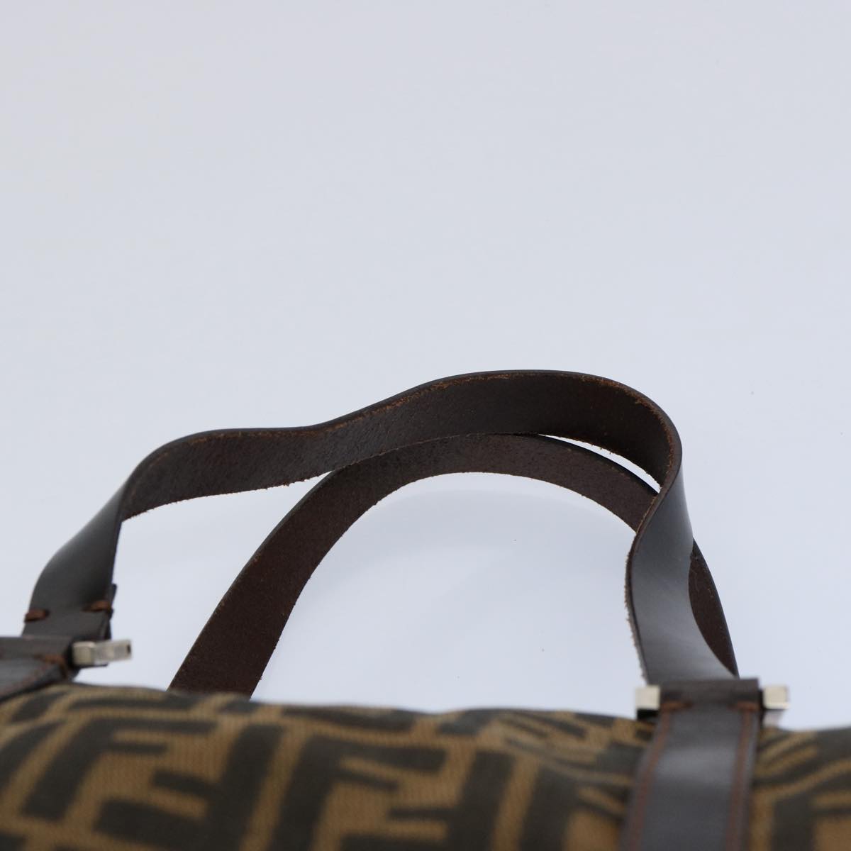 FENDI Zucca Canvas Hand Bag Black Brown 2119 16327 089 ep2529