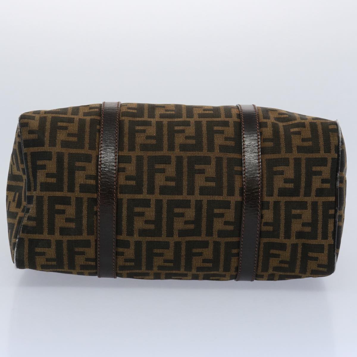 FENDI Zucca Canvas Hand Bag Black Brown 2119 16327 089 ep2529