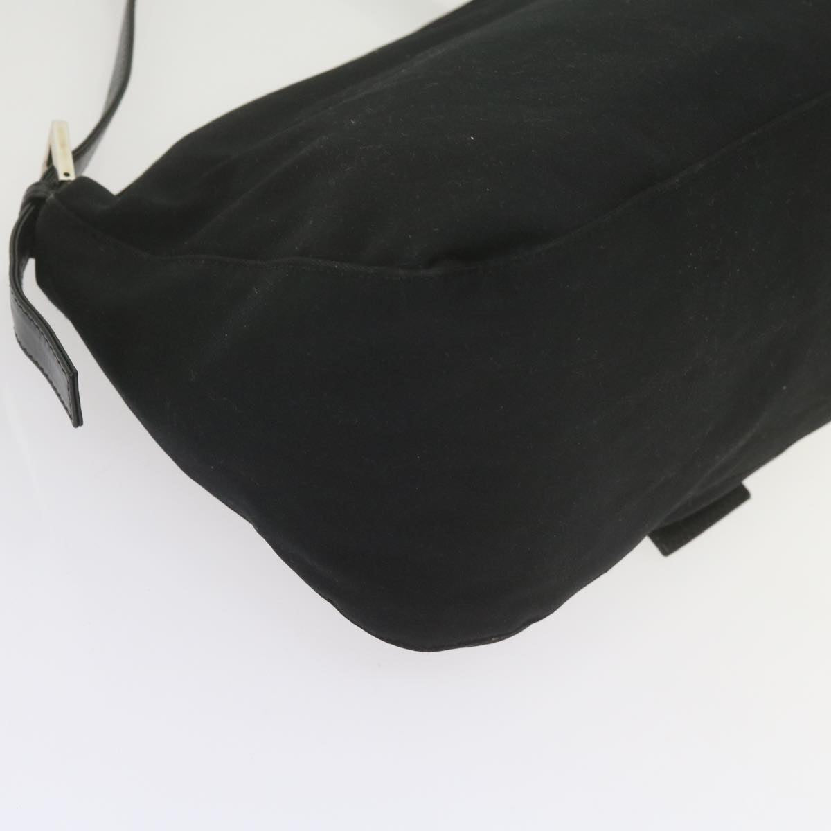 FENDI Mamma Baguette Shoulder Bag Nylon Black 2308 26325 008 ep2543