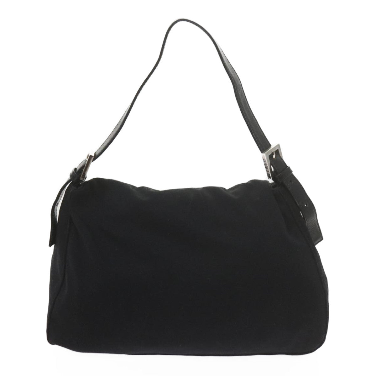 FENDI Mamma Baguette Shoulder Bag Nylon Black 2308 26325 008 ep2543