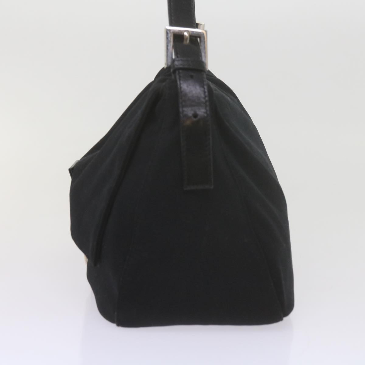 FENDI Mamma Baguette Shoulder Bag Nylon Black 2308 26325 008 ep2543