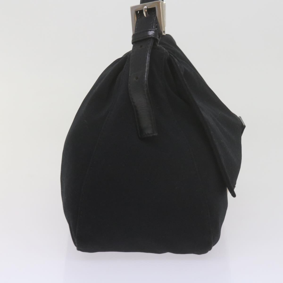 FENDI Mamma Baguette Shoulder Bag Nylon Black 2308 26325 008 ep2543