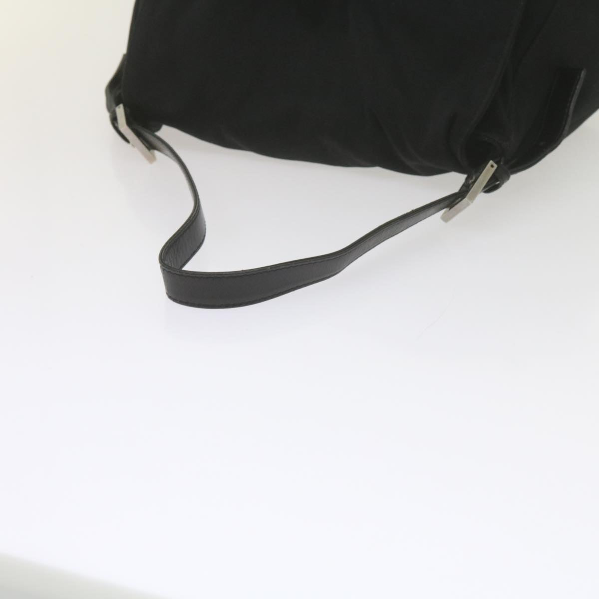 FENDI Mamma Baguette Shoulder Bag Nylon Black 2308 26325 008 ep2543