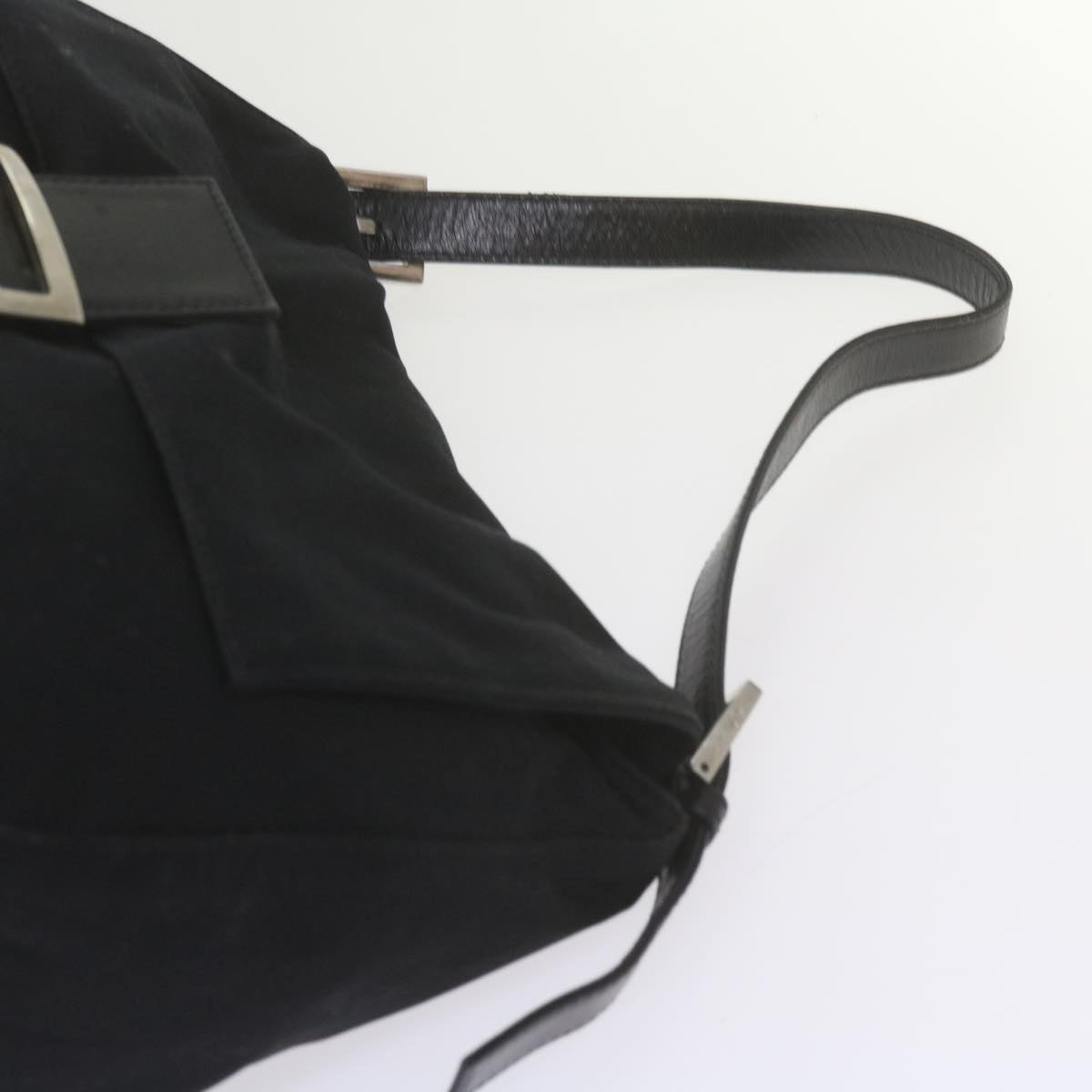 FENDI Mamma Baguette Shoulder Bag Nylon Black 2308 26325 008 ep2543