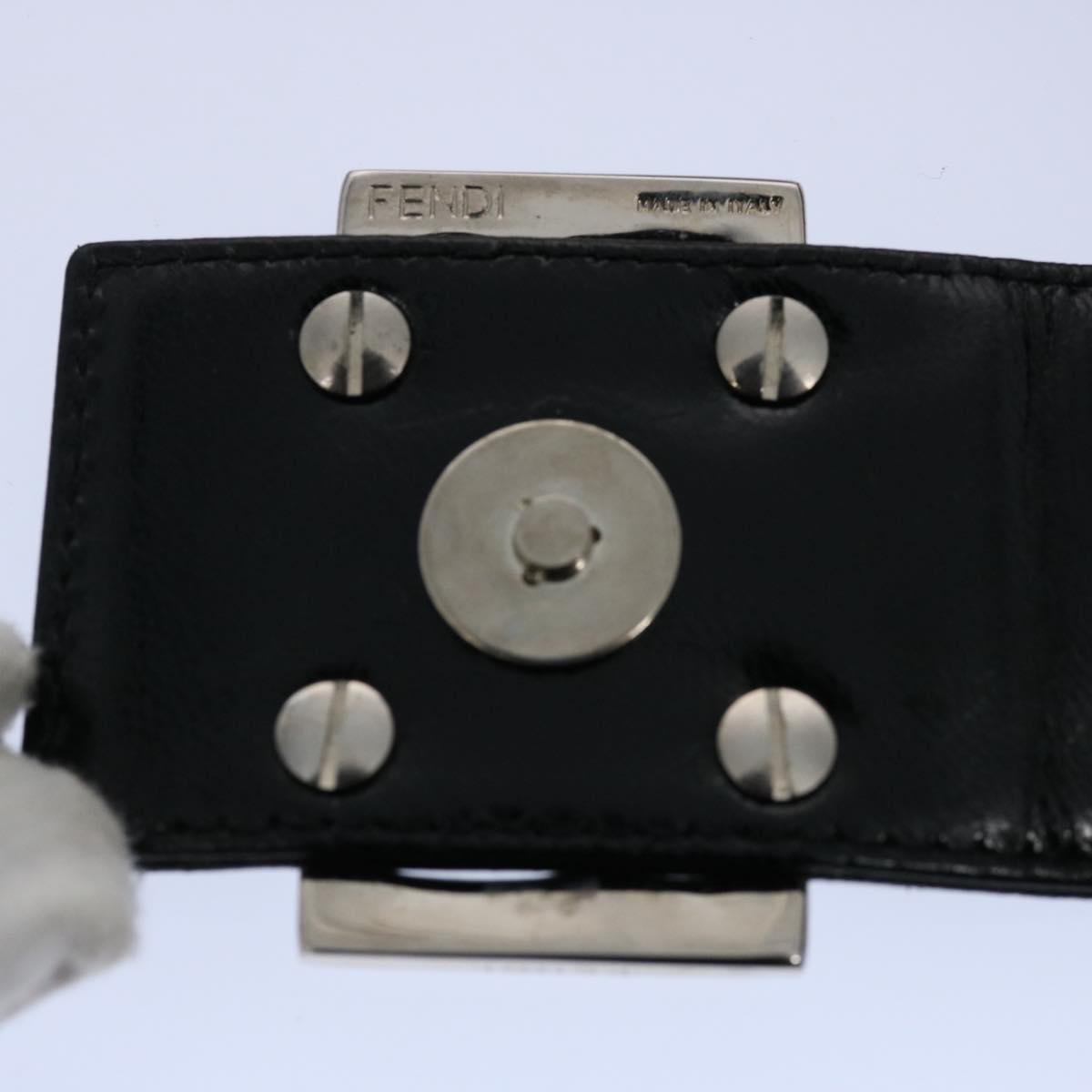 FENDI Mamma Baguette Shoulder Bag Nylon Black 2321 26569 018 ep2547