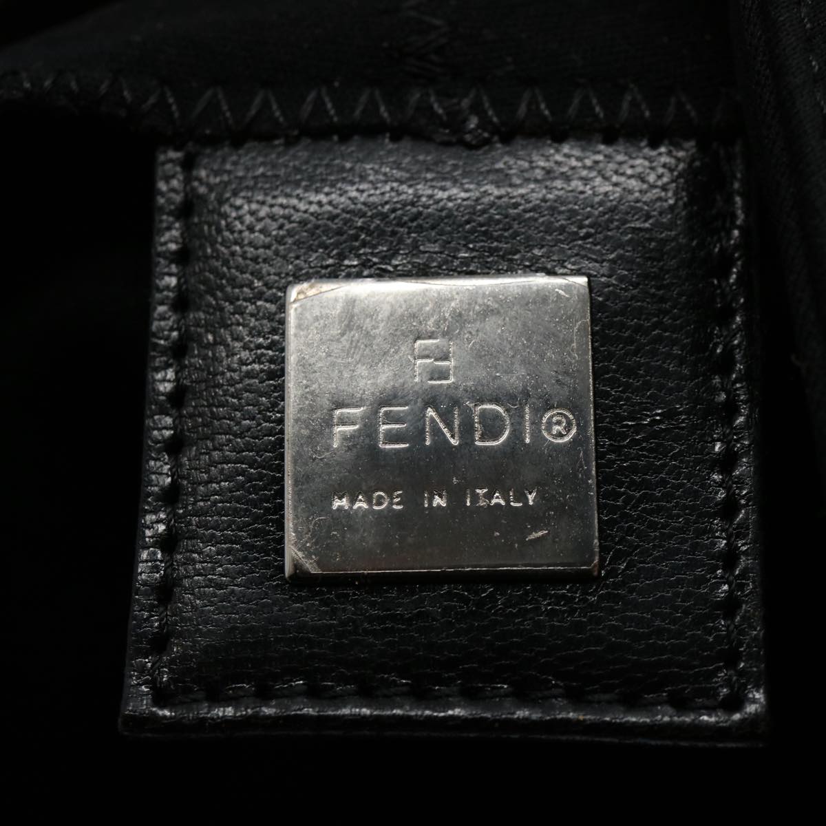 FENDI Mamma Baguette Shoulder Bag Nylon Black 2321 26569 018 ep2547