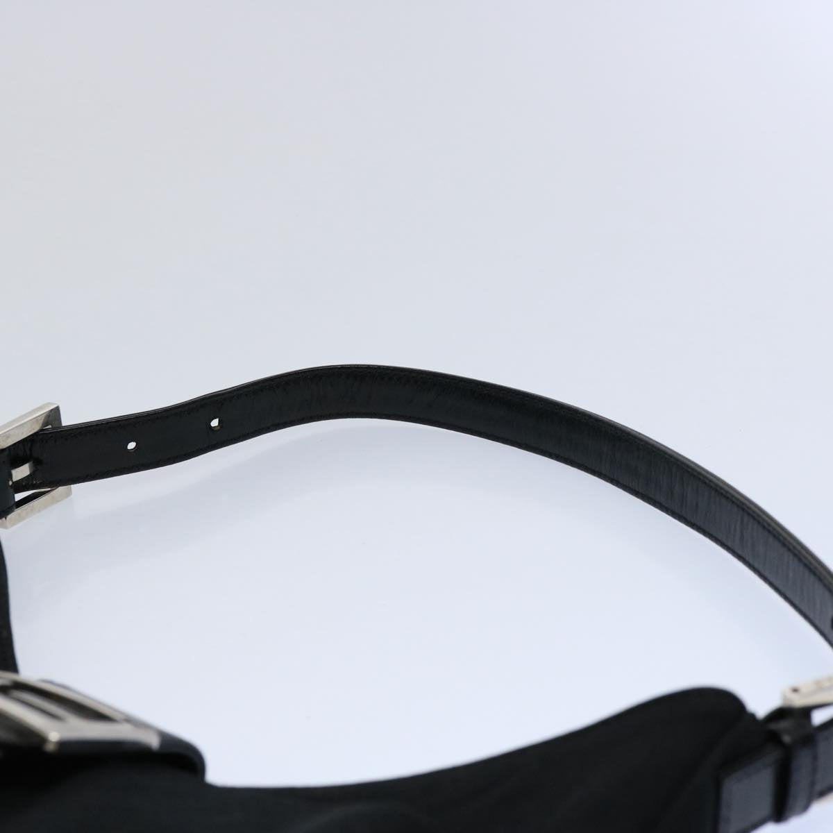 FENDI Mamma Baguette Shoulder Bag Nylon Black 2321 26569 018 ep2547
