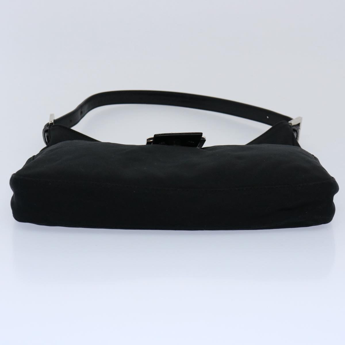 FENDI Mamma Baguette Shoulder Bag Nylon Black 2321 26569 018 ep2547