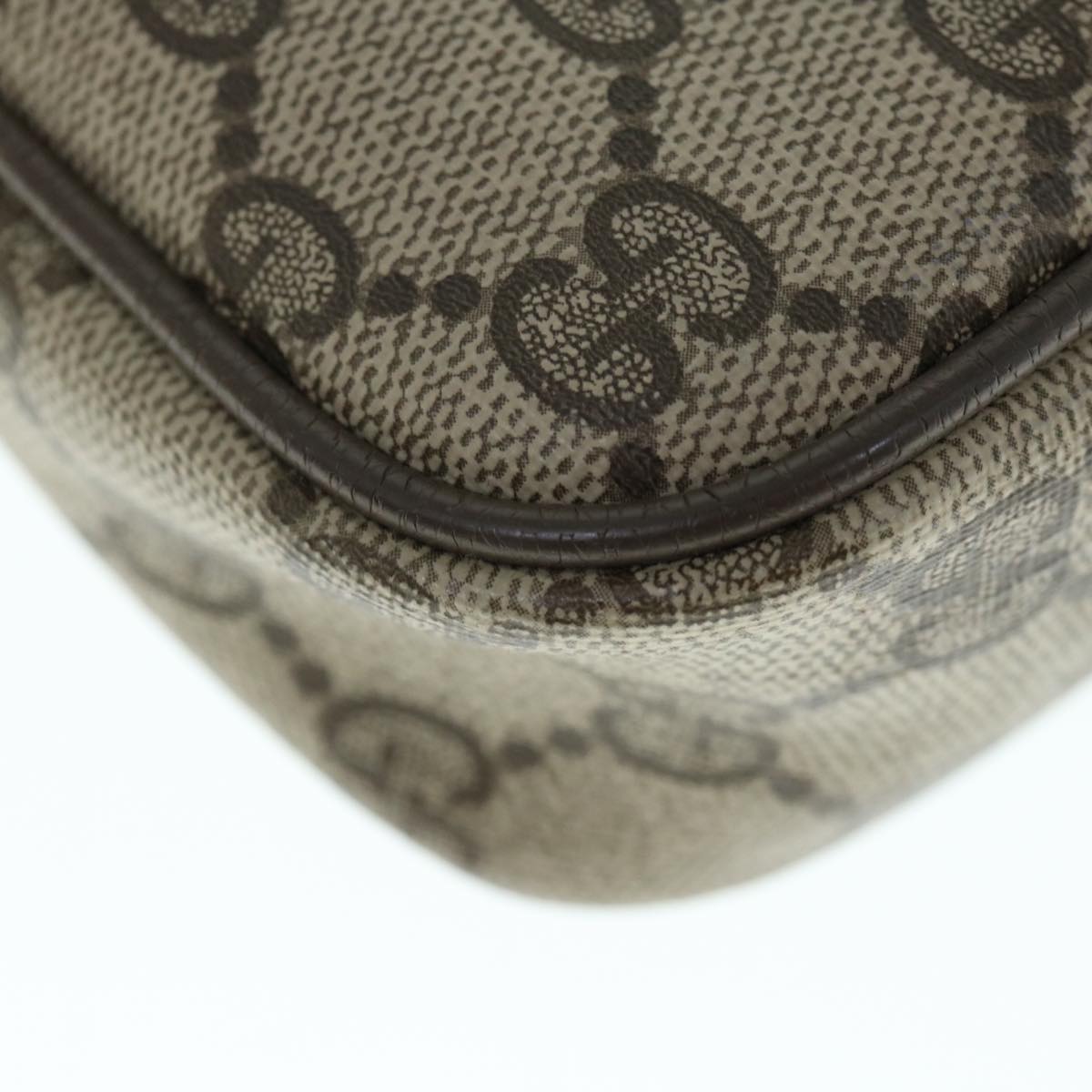 GUCCI GG Supreme Shoulder Bag PVC Leather Beige 97 02 068 ep2628