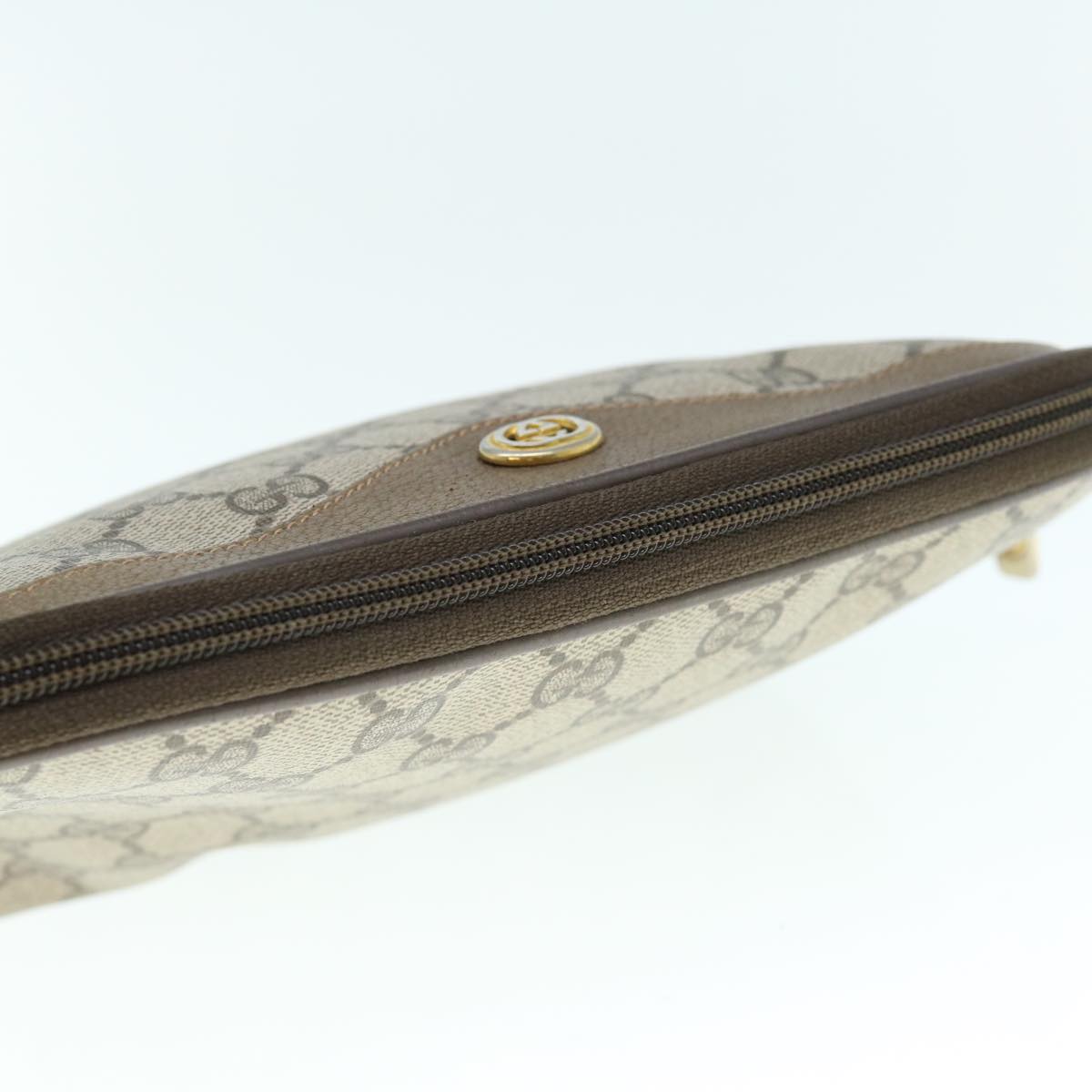 GUCCI GG Supreme Shoulder Bag PVC Leather Beige 97 02 068 ep2628