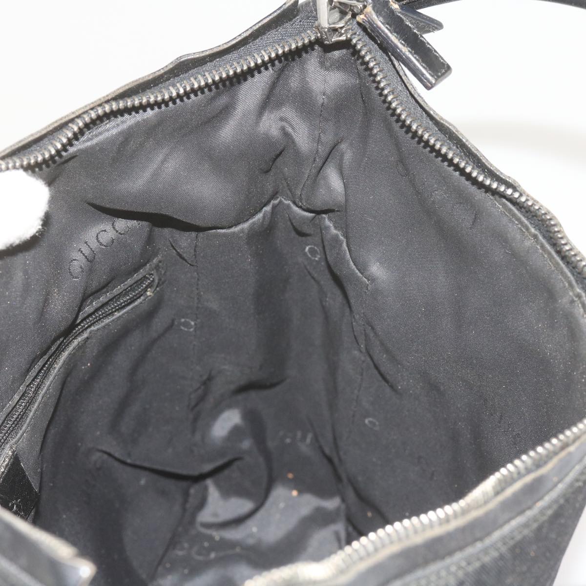 GUCCI Shoulder Bag Nylon Leather Black 001 3766 ep2690