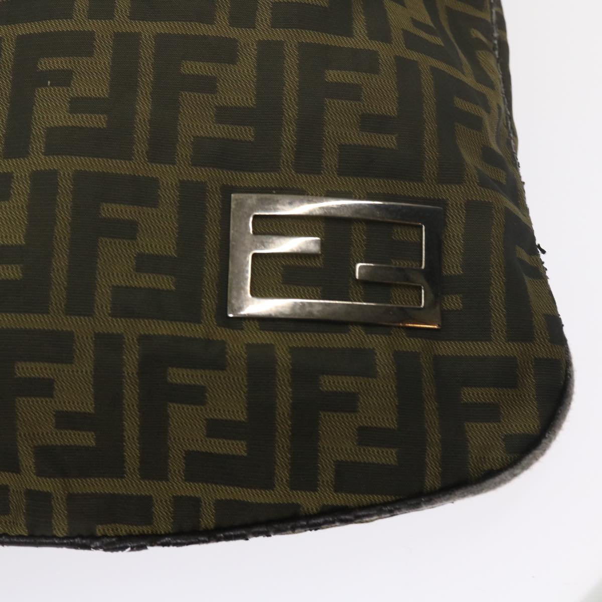 FENDI Zucca Canvas Tote Bag Black Brown 2370 26733 008 ep2728