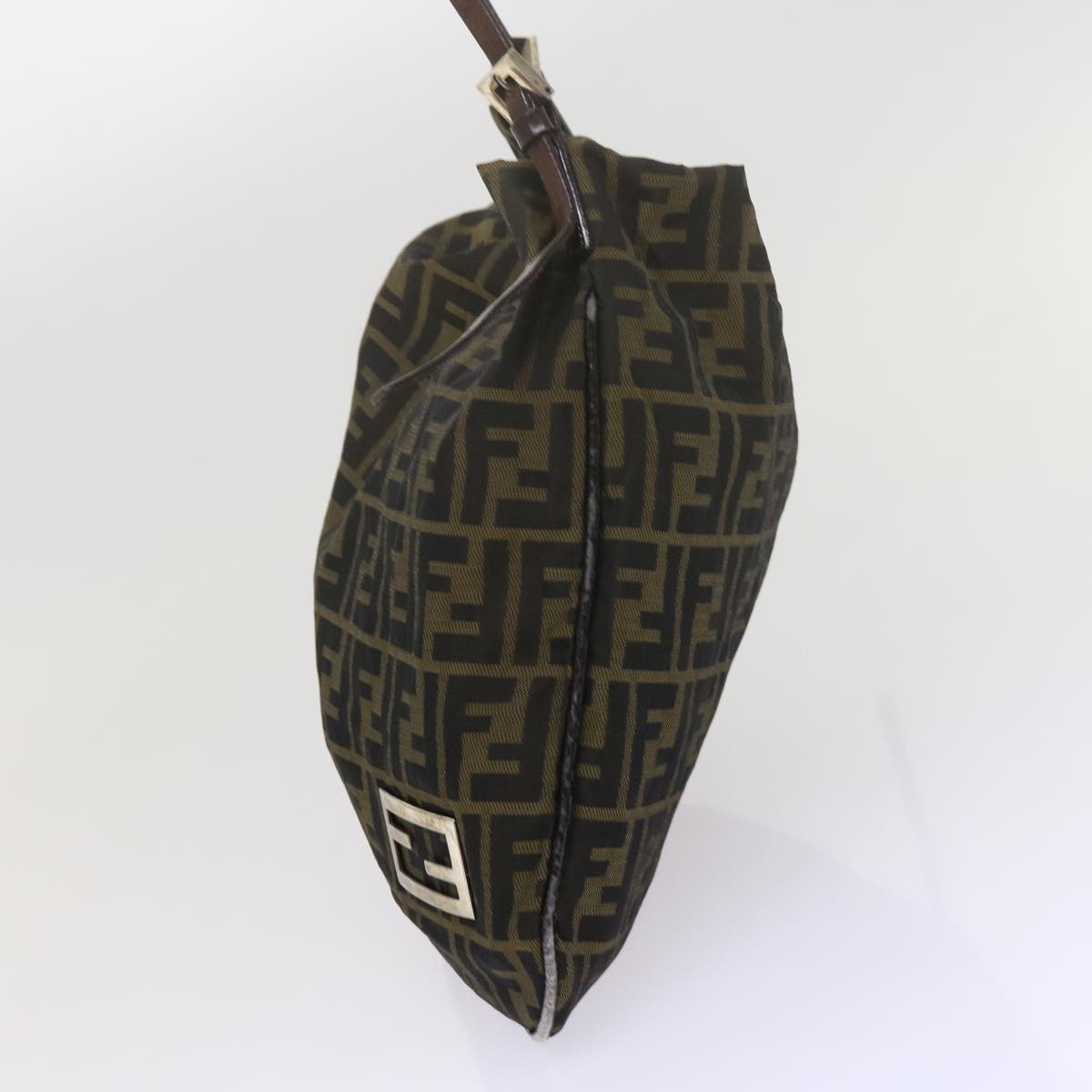 FENDI Zucca Canvas Tote Bag Black Brown 2370 26733 008 ep2728