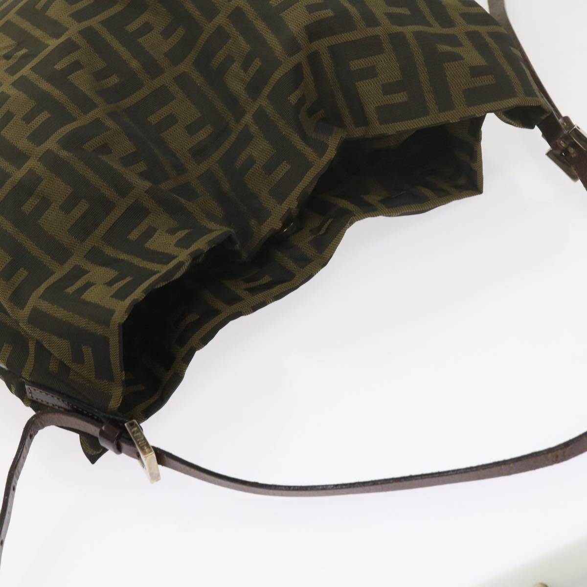FENDI Zucca Canvas Tote Bag Black Brown 2370 26733 008 ep2728