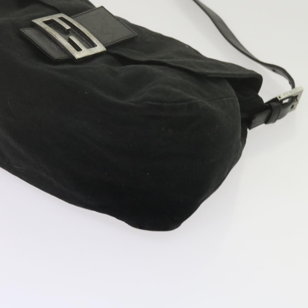 FENDI Mamma Baguette Shoulder Bag Nylon Black 2305 26325 079 ep2730