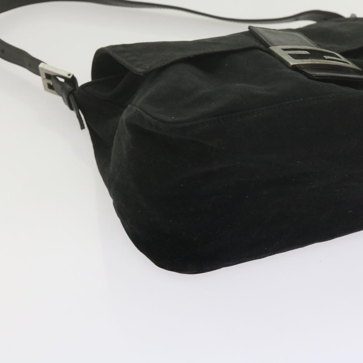 FENDI Mamma Baguette Shoulder Bag Nylon Black 2305 26325 079 ep2730