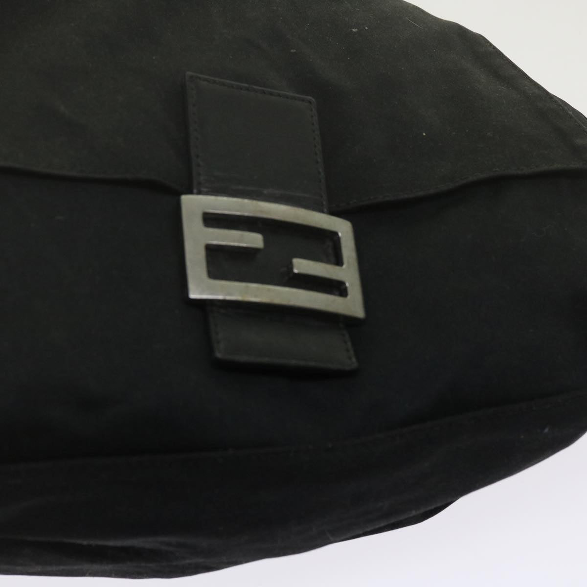 FENDI Mamma Baguette Shoulder Bag Nylon Black 2305 26325 079 ep2730