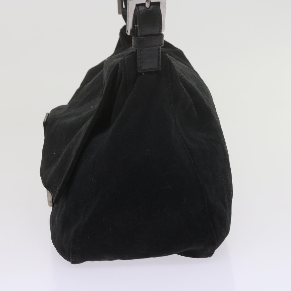 FENDI Mamma Baguette Shoulder Bag Nylon Black 2305 26325 079 ep2730