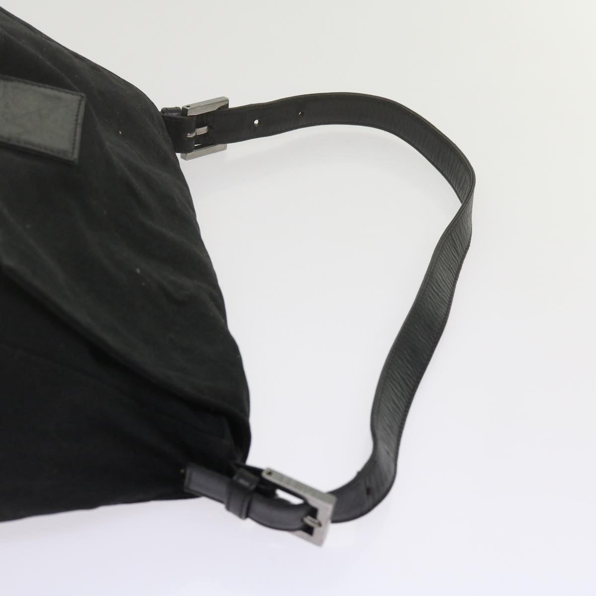 FENDI Mamma Baguette Shoulder Bag Nylon Black 2305 26325 079 ep2730